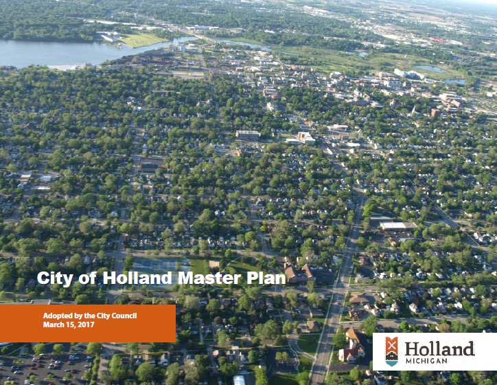 Cover of City of Holland Master Plan